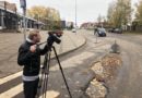 ESN TV делает репортаж о яме на улице Кеск