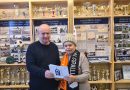 Реет Вийлуп посетила Народный музей истории футбола Йыхви