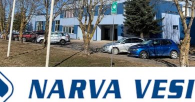 В Нарве изменения на предприятии Narva-Vesi AS.