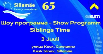 Шоу программа Siblings Time на празднике города Силламяэ